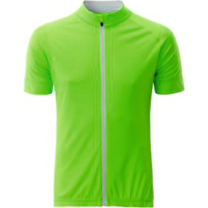 James & Nicholson Herren Full Zip Radtrikot