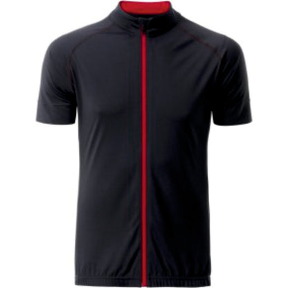 James & Nicholson Herren Full Zip Radtrikot