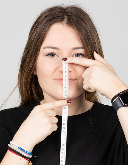 Mundschutz mit Bügel  Ornament violett