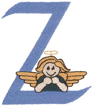 Babylatz bestickt  Engel
