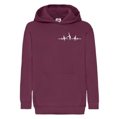Kapuzenhoody bordeaux EKG its my LIFE