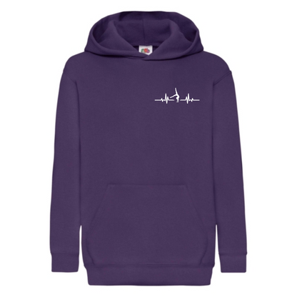 Kapuzenhoody violett EKG its my LIFE
