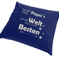 Kissen bedruckt BESTER BRUDER