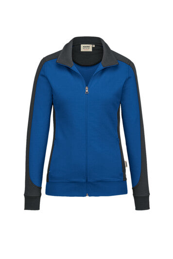 Hakro Damen Sweatjacke Contrast No. 277 Mikralinar