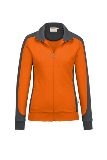 Hakro Damen Sweatjacke Contrast No. 277 Mikralinar