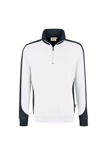 Hakro Zip-Sweatshirt Contrast No. 476 Mikralinar