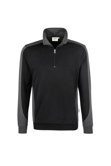 Hakro Zip-Sweatshirt Contrast No. 476 Mikralinar