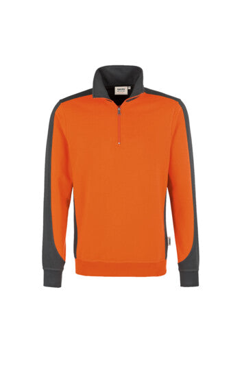 Hakro Zip-Sweatshirt Contrast No. 476 Mikralinar